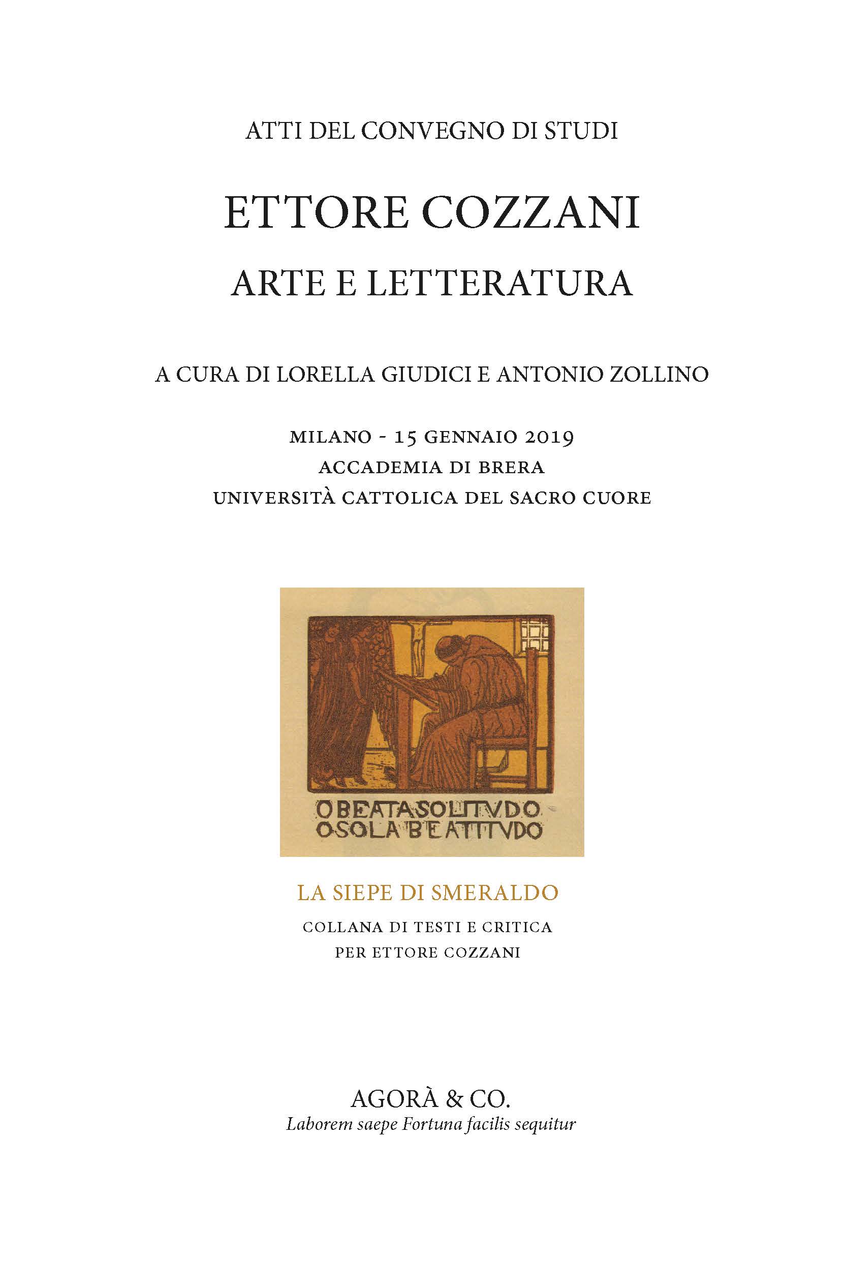 agora-edizioni-ettore-cozzani-arte-e-letteratura
